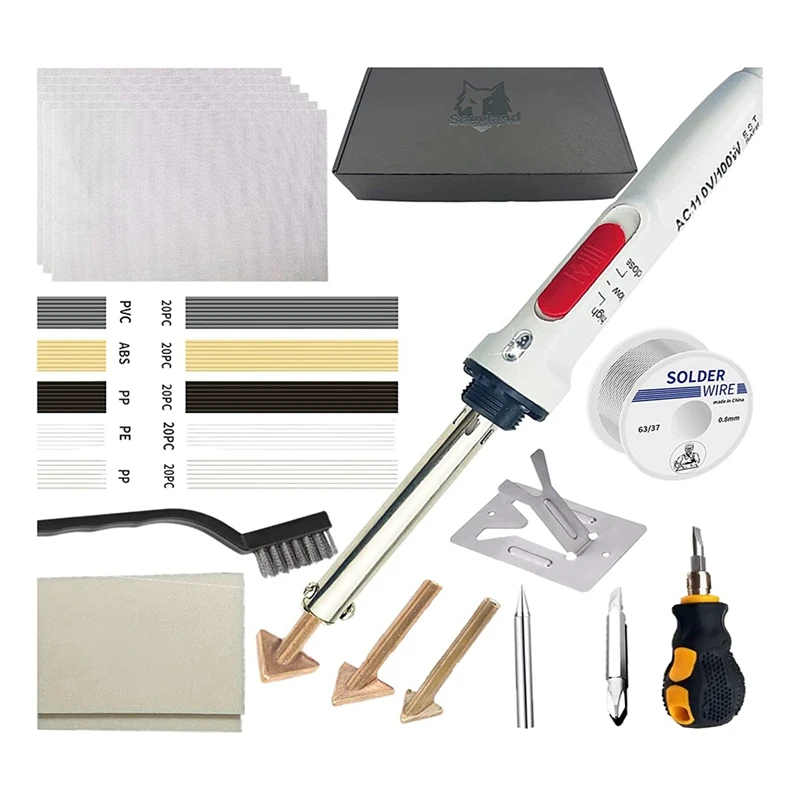 

Plastic Welder, Plastic Welding Kit, Plastic Soldering Kit For Bumper Kayak Repair For Car Bumper,Dashboard