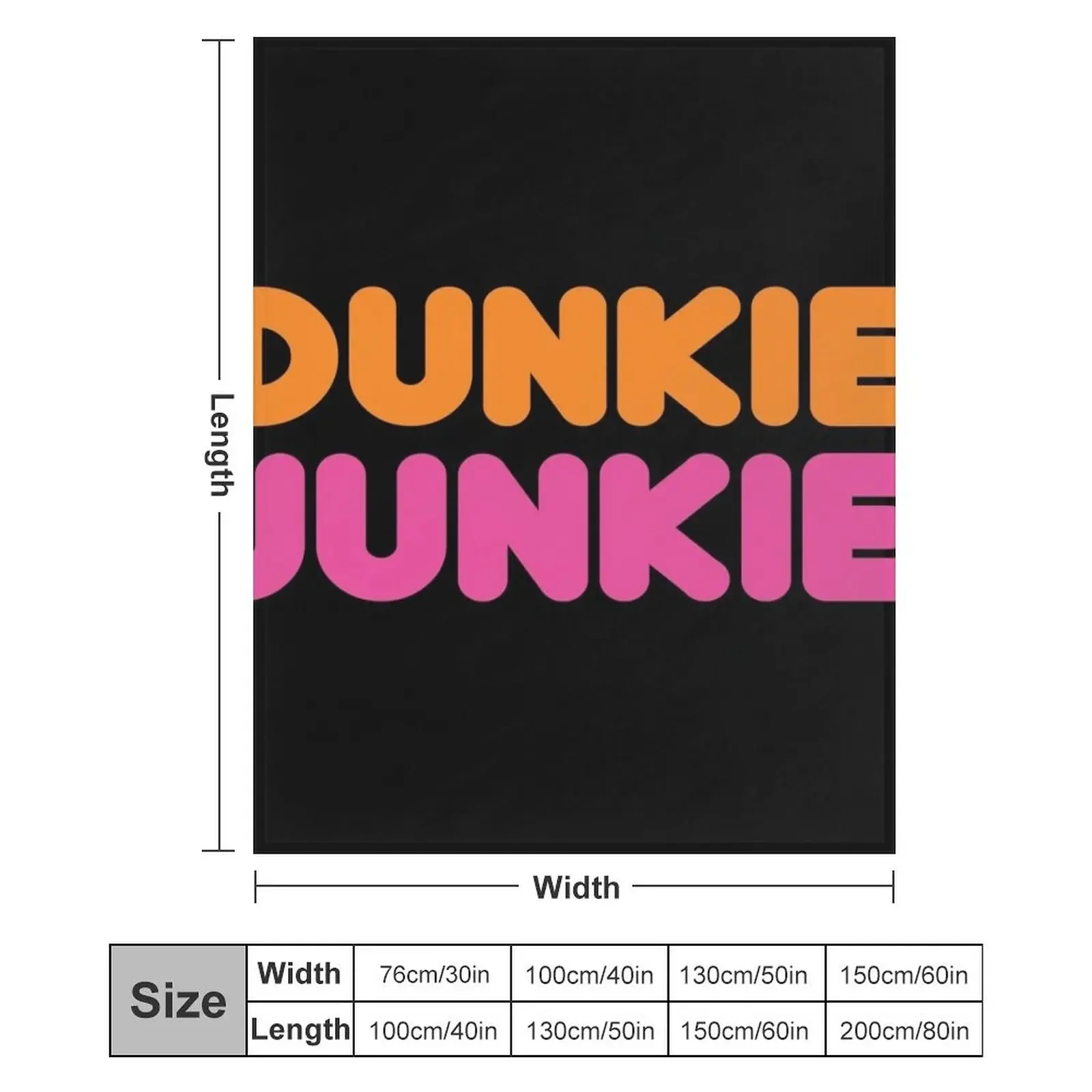 Dunkie Junkie плюшевое одеяло