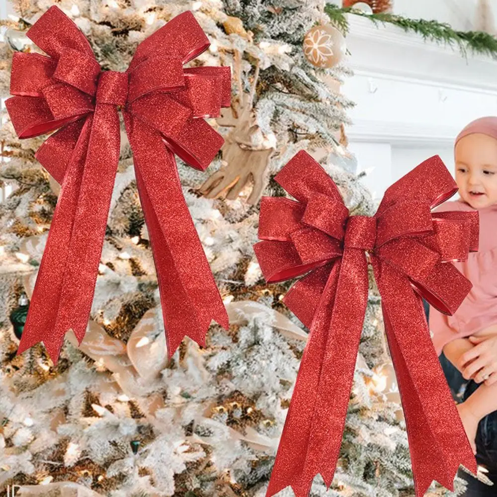 2 шт. длинная Блестящая лента для новогодней ёлки