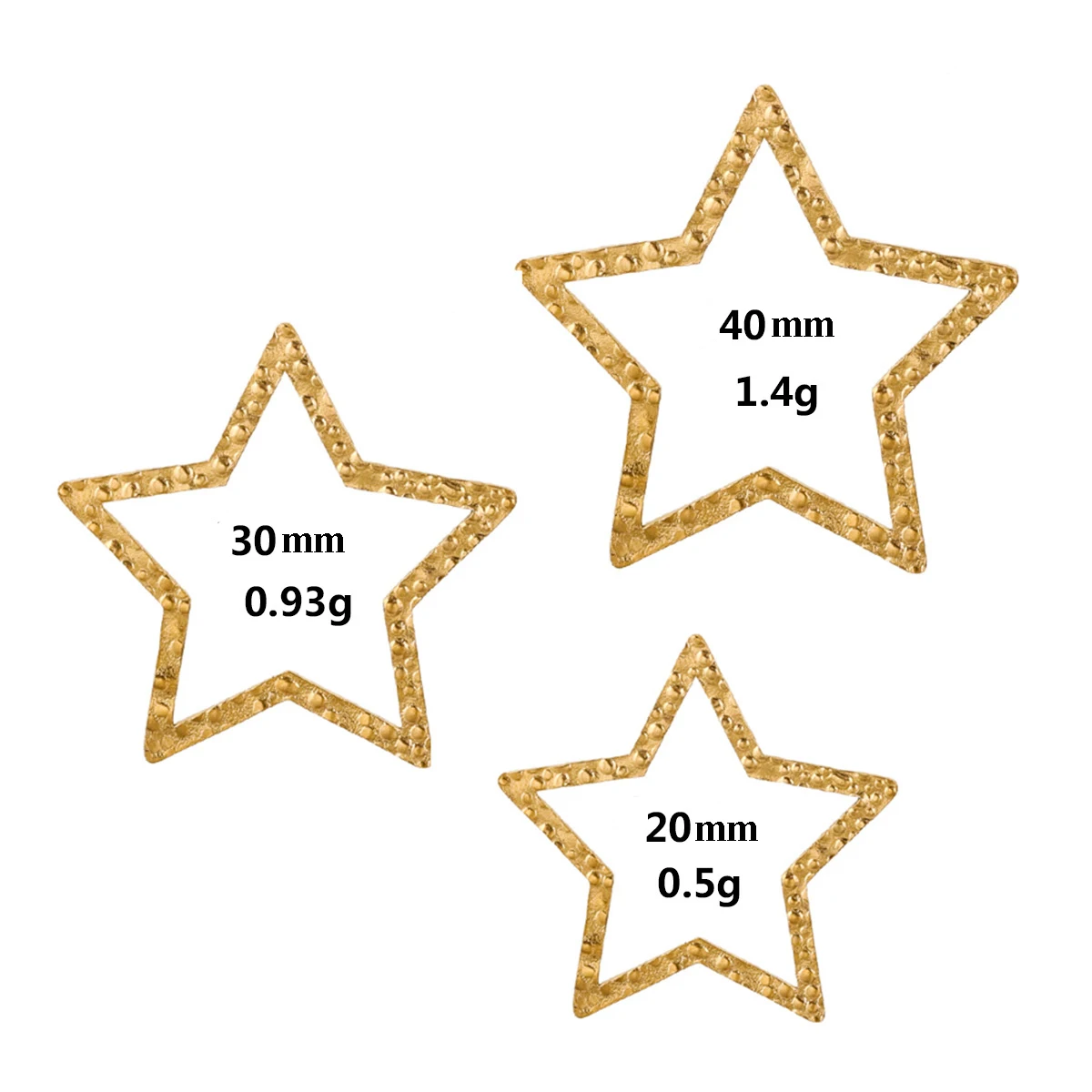 15 шт. рельефные геометрические полые сердца овальной Луны цветка для