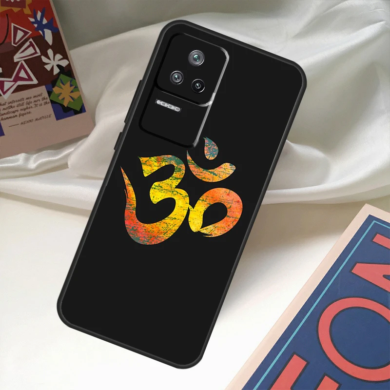 Чехол Aum Om с символом йоги чехол для фитнес-зала Xiaomi 13 14 Ultra 11T 12T 13T Pro 12 Lite POCO X6 M6 X3 X4 X5
