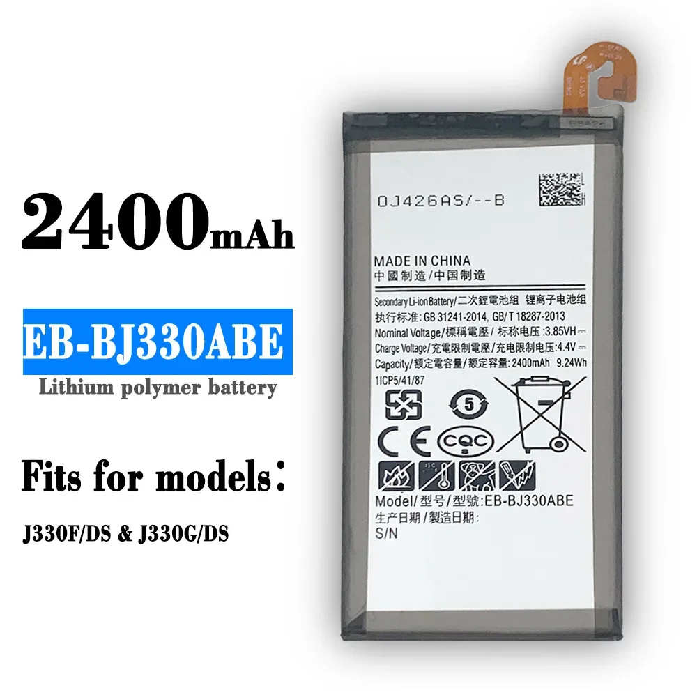 Аккумулятор EB-BJ330ABE для Samsung Galaxy J3 2017 SM-J330 J3300 SM-J3300 SM-J330F J330FN J330G 2400 мАч Последние