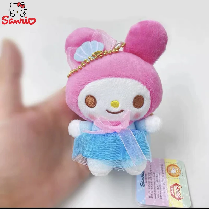 

Sanrio My Melody Kitty Cat Kuromi Plush Keychain Dolls Key Chain Bag Pendant Backpack Decoration Toys Jewelry Party Gift Trinket