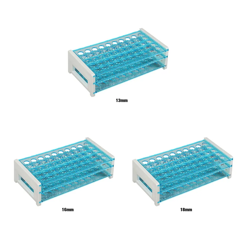 

Test Tube Rack Easy To Clean Portable And User-friendly Durable Plastic Test Tube Robust Test Tube Stand Holder