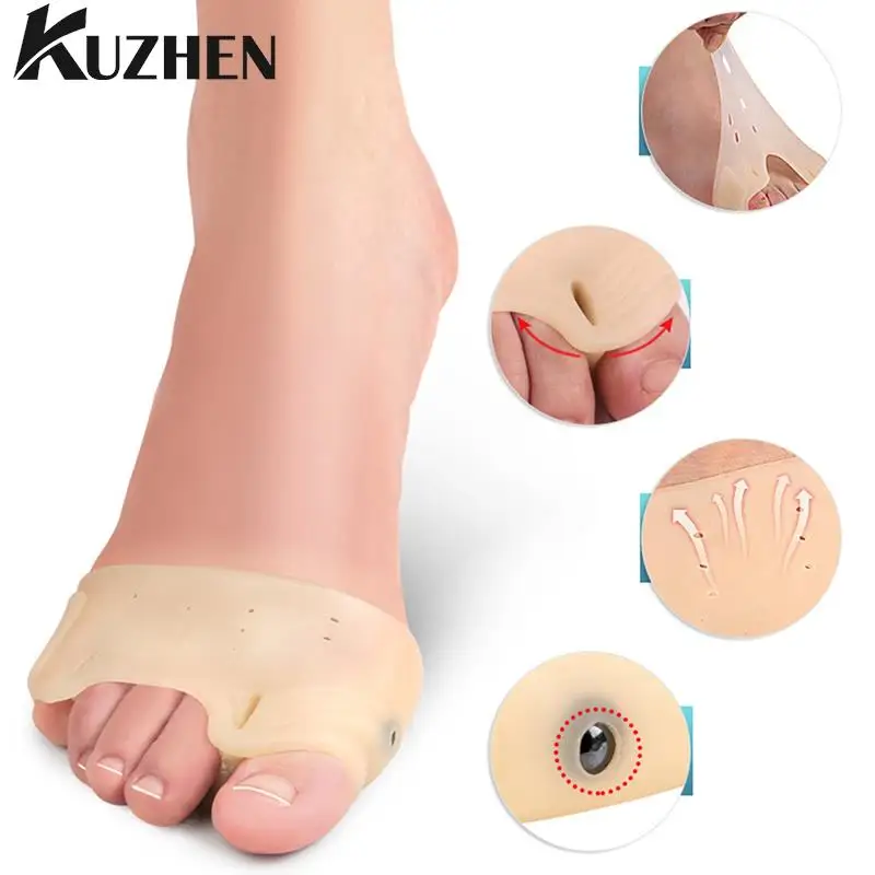 

1 пара Hallux вальгюстикорректор, регулирующий носок, внешнее устройство, магнит, разделитель для пальцев ног Bunion, кость, инструмент для ухода за кожей