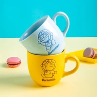 akaw coffee cup office water glass doraemon ceramic cup mug