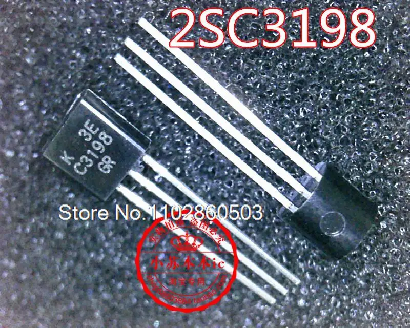 10 шт./партия 2SC3198 C3198-Y C3198 KTC3198-GR 0.15A/50V NPN TO-92