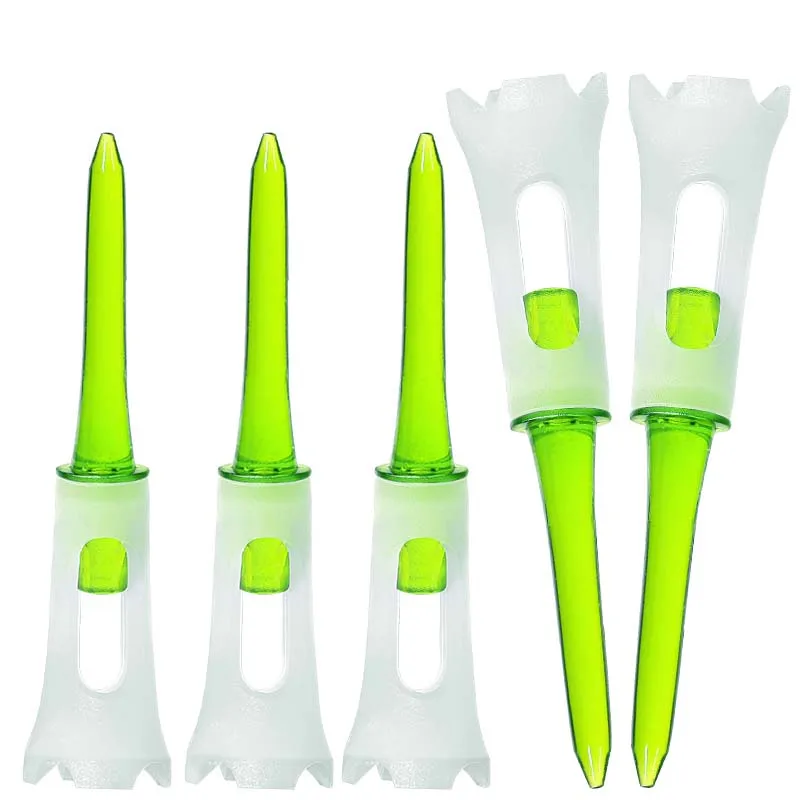 

Plastic Side Golf New Training Spin For Balls Friction Tees Dropshipping 83mm Practice Reduce 50pcs Tee Holder