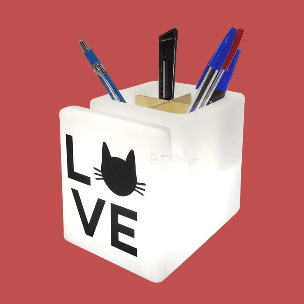 раздвижной ящик для косметики. органайзер think ray, с блокнотом и аккумулятором. хранение косметики. настольный аквариум-органайзер. органайзер с подсветкой.