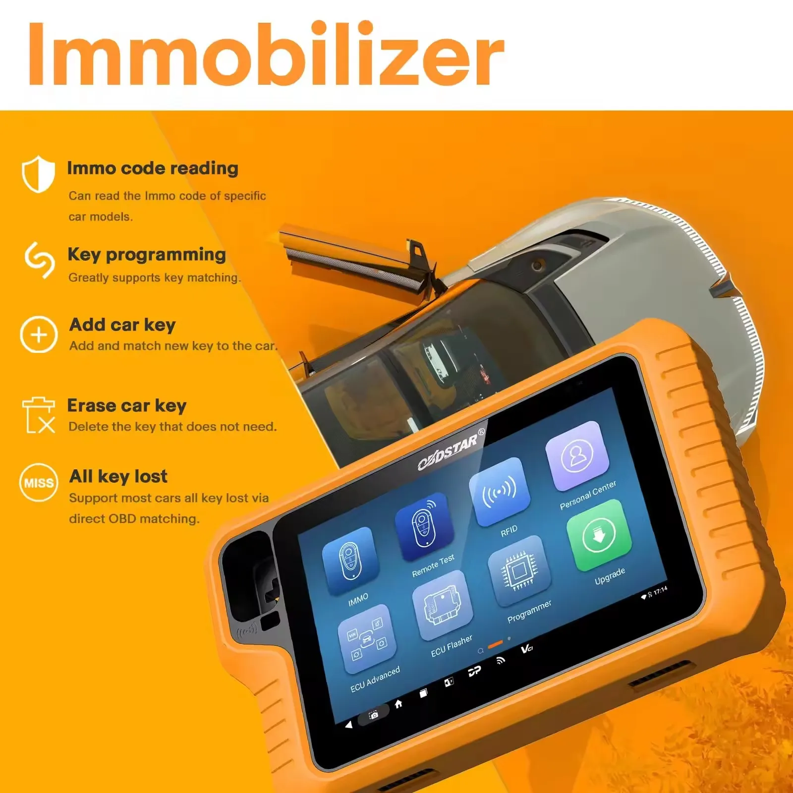 Программатор ключей OBDSTAR X300 Classic G3 с SIM-ключами и комплектами мотоциклов полные