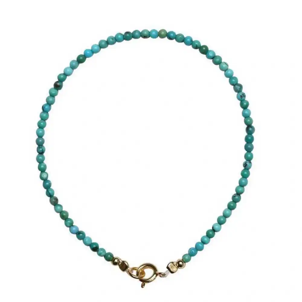 

4MM Lucky Natural Kallaite Beads Bracelet Cuff Men Buddhism Diy Yoga Beaded Meditation Bless Taseel spread Blessing Handmade