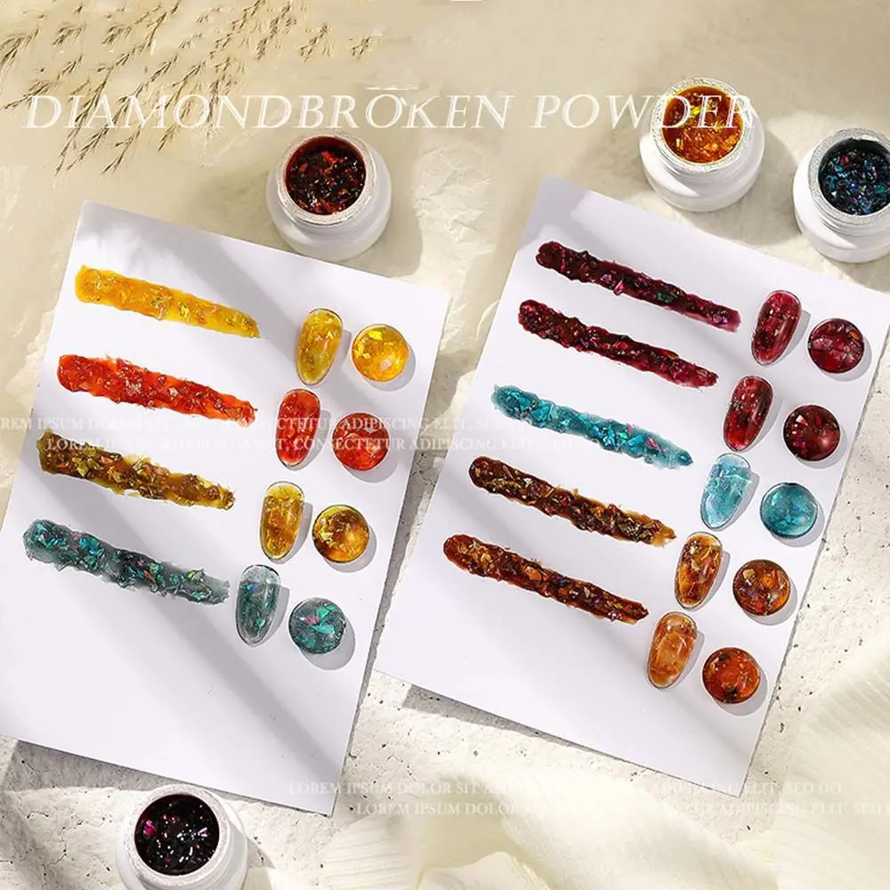 

1 Pc Ice Transparent Color Burst Glitter Phototherapy Nail Polish Glue Nail Shop Dedicated Aurora Amber Nail Polish Glue