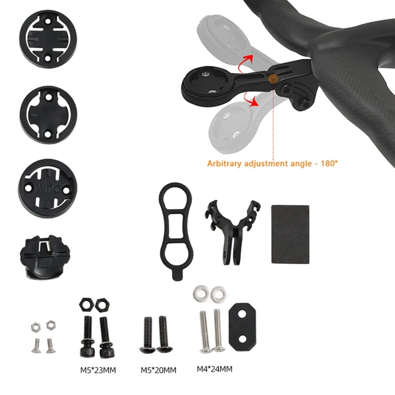 Велосипедный держатель компьютера регулируемый GPS секундомер поддержка камеры