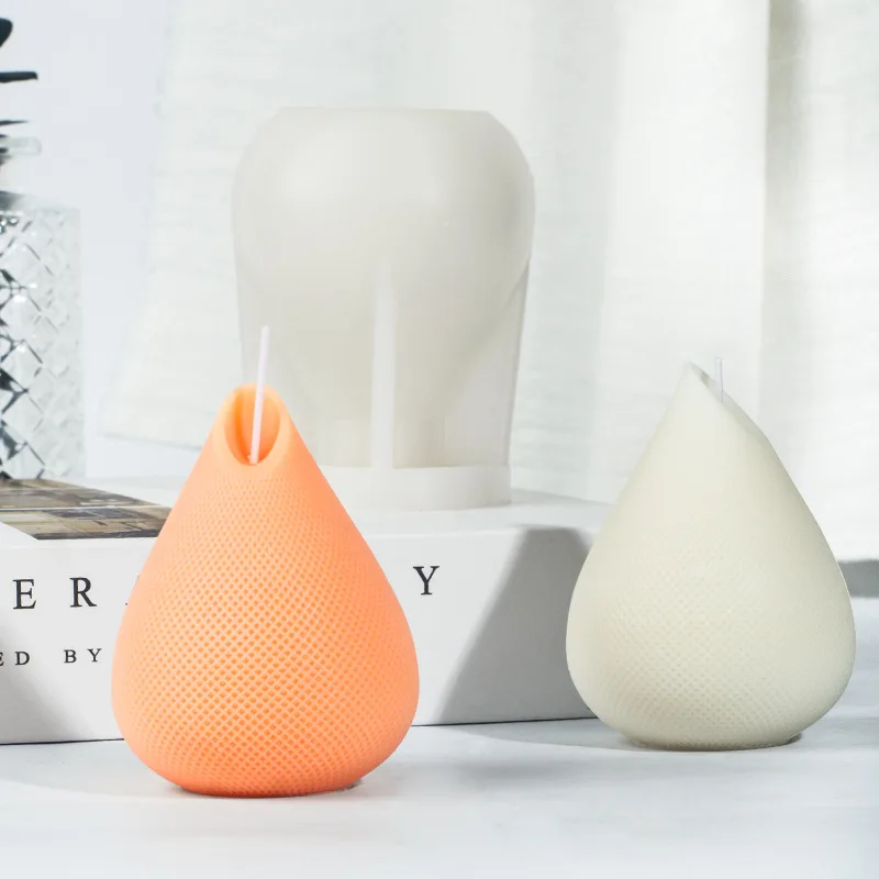 

3D Water Drop Shape Silicone Mold Candle DIY Handmade Soap Gypsum Art Making Epoxy Gypsum Resin Mold Candle Making Supplies