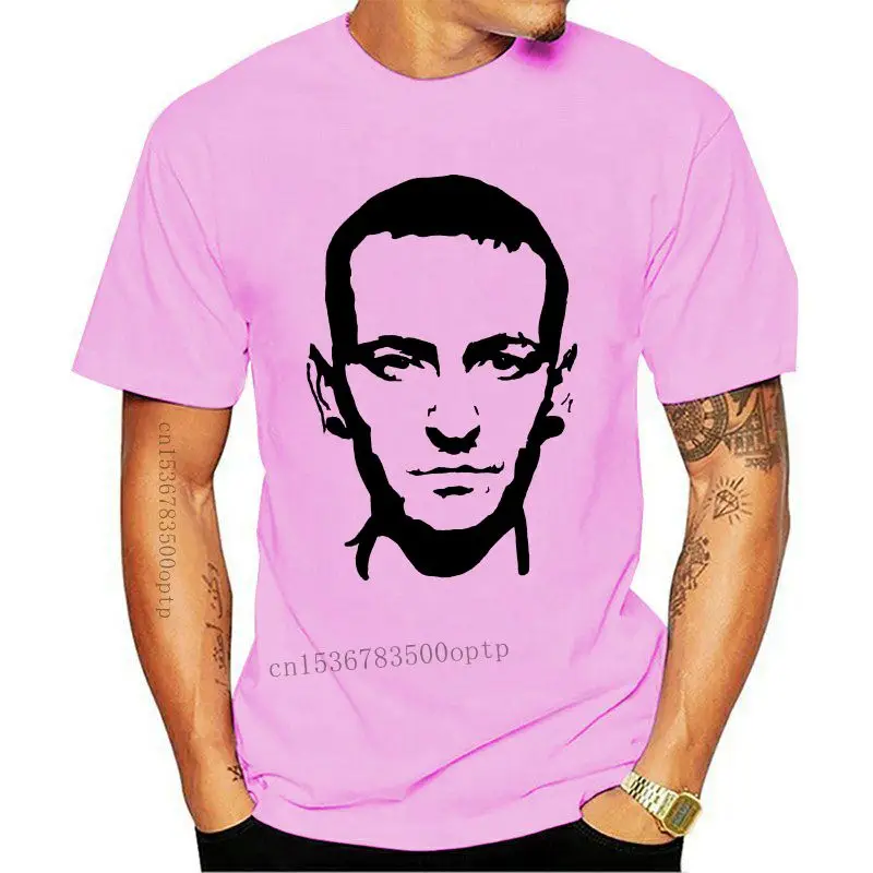 

Camiseta de Chester Bennington para hombre, Camisa estampada de манга corta XXX, базовая, веселая, 100 хлопок, nueva