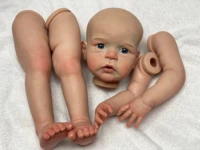 25 26 inch unpainted bebe doll kits reborn doll unassembly unfinished doll kit reborn sin pintar reborn doll kit
