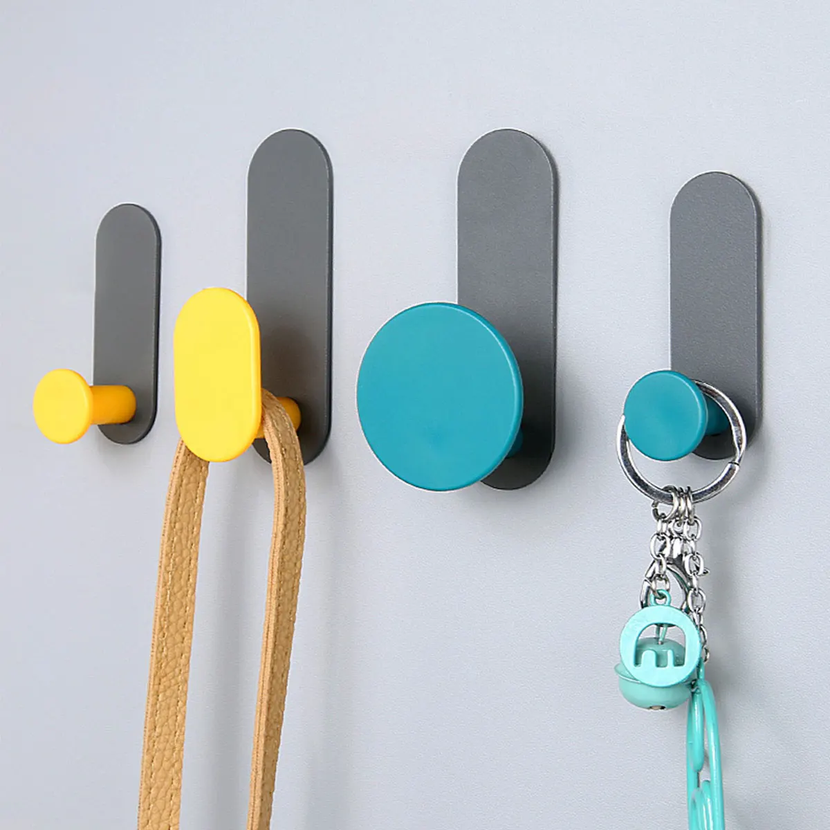 

4 шт., декоративные крючки на присоске для душа