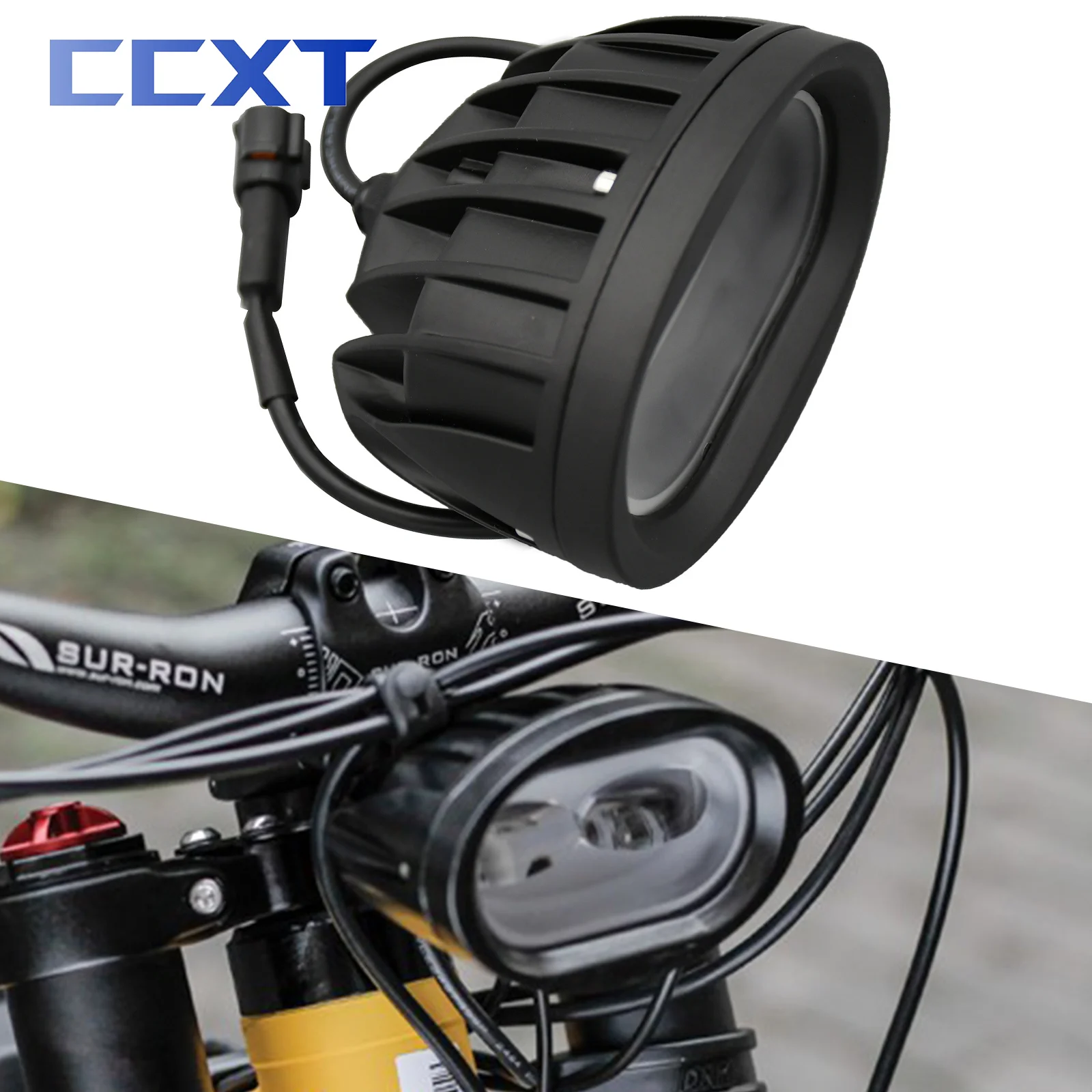 

Motorcycle LED Front Head Light Headlight Bracket For Sur-Ron Surron Light Bee S & X For Segway X260 X160 Dirt Bike Motocross