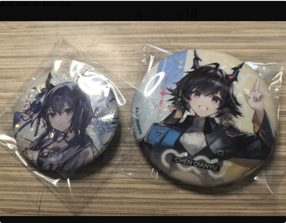 Фото 2026 Arknights Ambience Synesthesia SP Badge Blind Box Echoes of The Legends Glazed Grace Angelina Zuo Le Blaze Официальный мерч №4