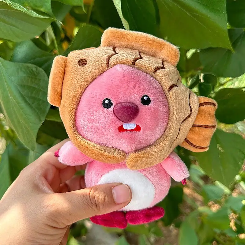 

Kawaii Loopy Anime Cartoon Cute Plush Toy with Headcover Backpack Keychain Pendant Car Keychain Accessory