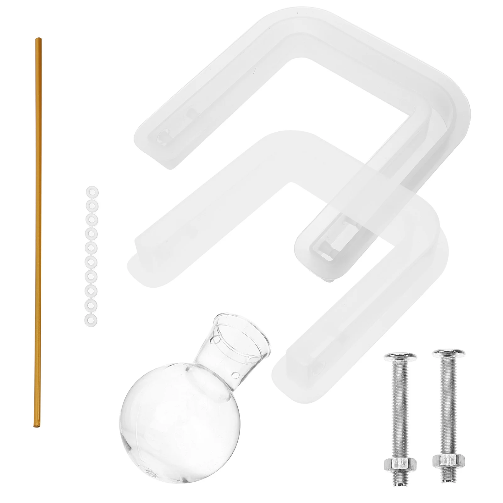 

Molds Resin Vase Propagation Station Epoxy Silicone Diy Tube Holder Flower Casting U Shaped Mold Planter Test Rack Air