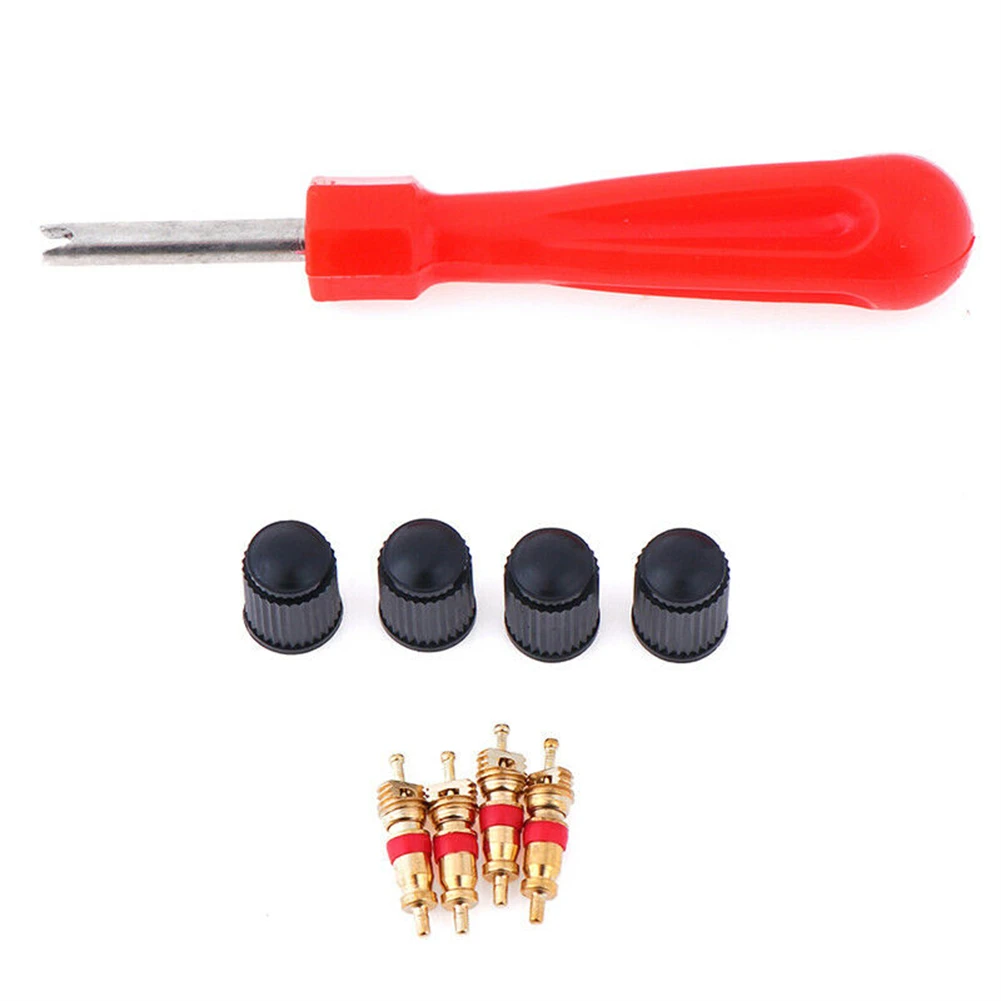 

9Pcs/Set Tire Screwdriver Valve Stem Core Remover Insertion Repair Tool For Car Bike Motorcycle Bus Truck Tire Accessories