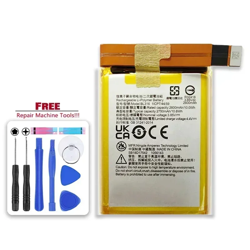 Аккумуляторы для мобильных телефонов 2750 мАч BL316 BL318 Lenovo Saver 2PRO 2 pro L70081