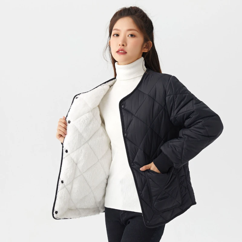 

New Winter Parkas for Students Loose Ladies Thickened Plus Size Oversize Cotton Coats Women's Jackets Top Warm Outwear