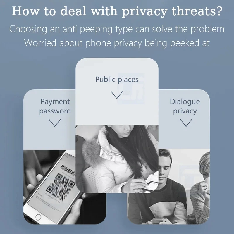 Антишпионская Гидрогелевая пленка для защиты экрана Oppo Reno10 Pro Global PHW110