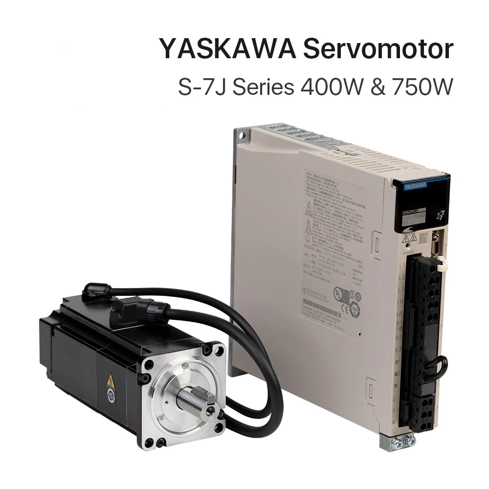 Серводвигатель YASKAWA S-7J Series, драйвер двигателя SGM7J + SGD7S 400W & 750W
