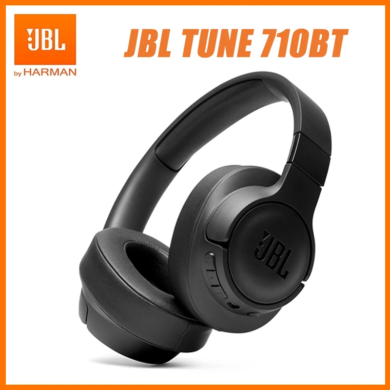 JBL TUNE 710BT Bluetooth Wireless Headset Deep Bass Music Earphone Headphone Earphones Earbus Gaming Sports Earphone With MIC
