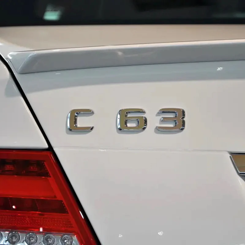 3D ABS автомобильный значок для заднего багажника наклейка крыла боковая эмблема V8