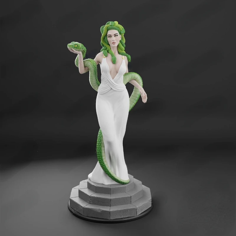 

Resin Figure 1/24 Scale 75mm Medusa Queen Diy Assembly Model Kit Unassembled Diorama and Unpainted Figurines Hobby Toys