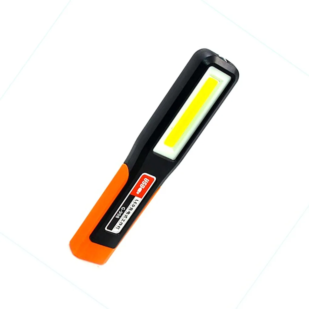 

Работает фонарик COB USB, перезаряжаемый красный фонарь для осмотра, многорежимный прочный аксессуар для освещения, ремонт, кемпинг