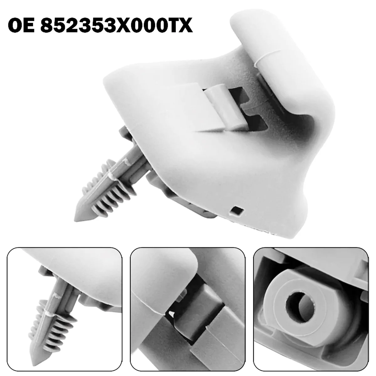 Фиксатор солнцезащитного козырька для Hyundai Elantra MD Veloster ACCENT I30 852353X000TX 2 шт.