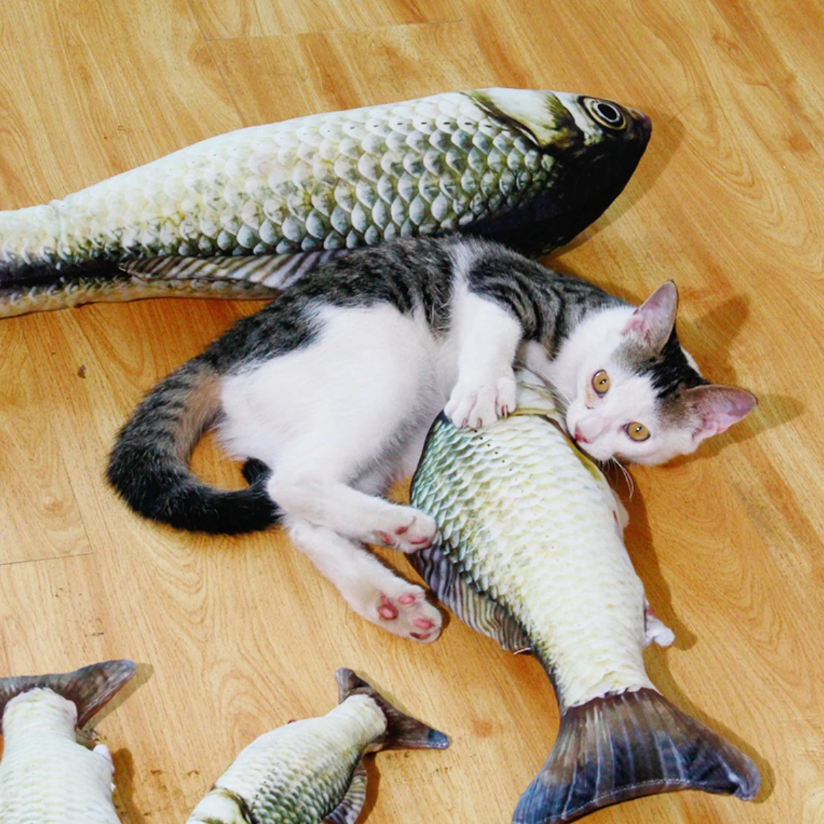 

3D Fish Shape Cat Toy Gift Cute Simulation Fish Playing Toy For Pet Gifts Catnip Fish