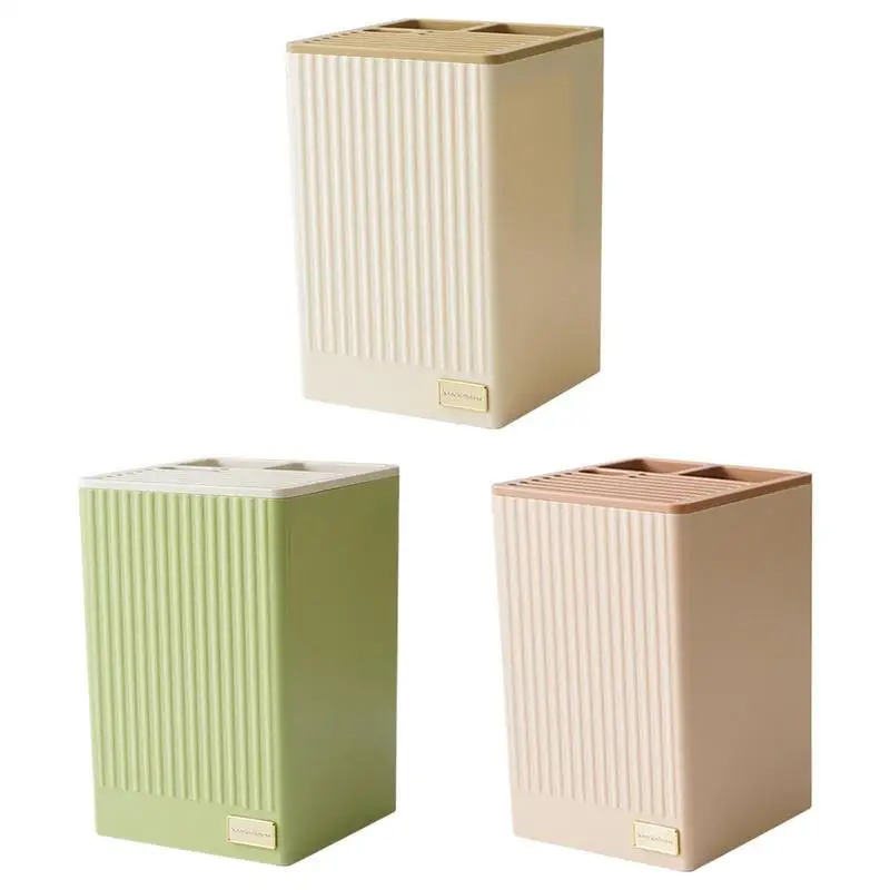 

Universal Detachable Partitioned Hollow Design Box Kitchen Knives Storage Box Multipurpose Space Saver Tray Organizer Box