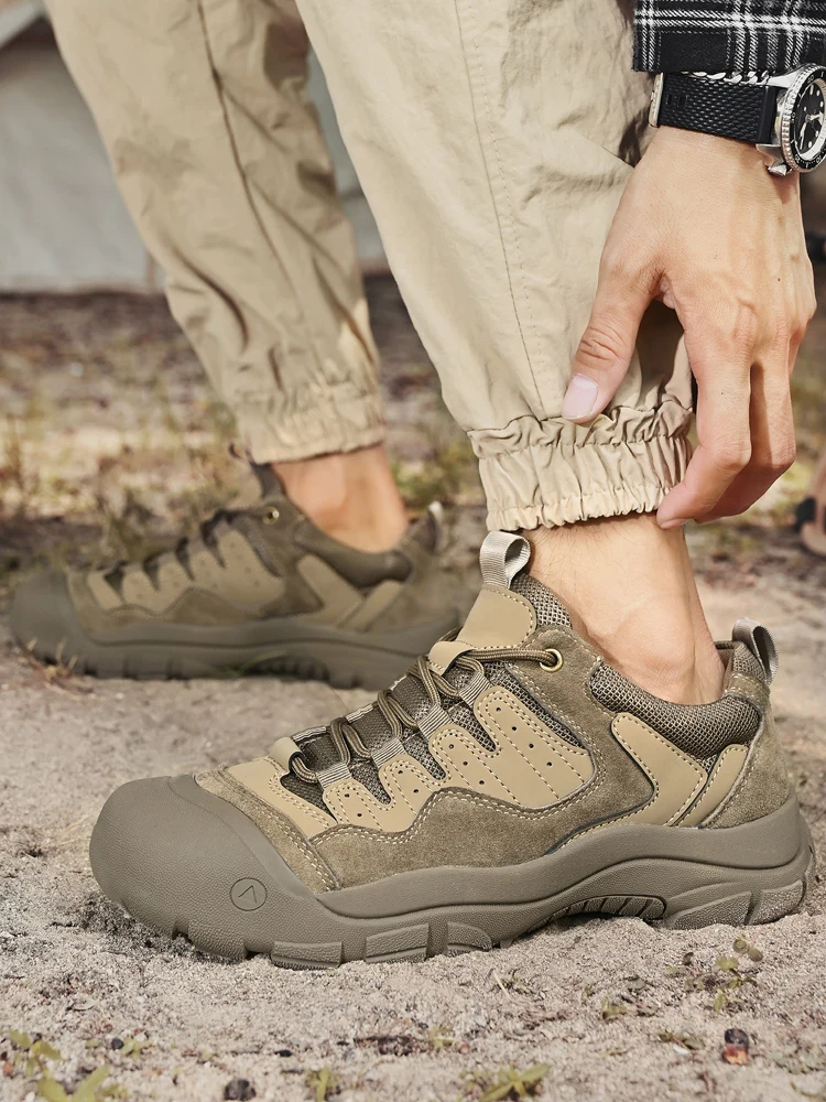 Мужская обувь бренда Bull с флагом осень 2024 новая уличная походная мужская кожаная