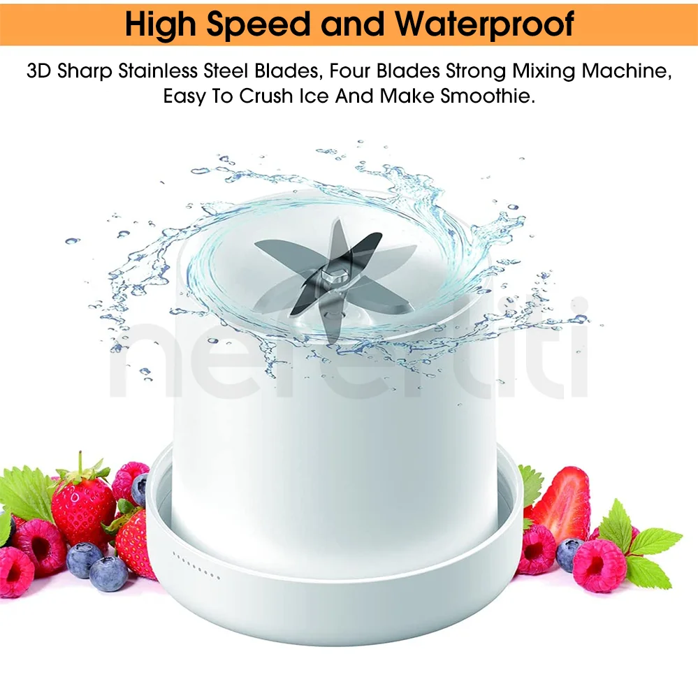 Портативный блендер NEFERTITI 350 мл свежий сок в бутылке Электрический