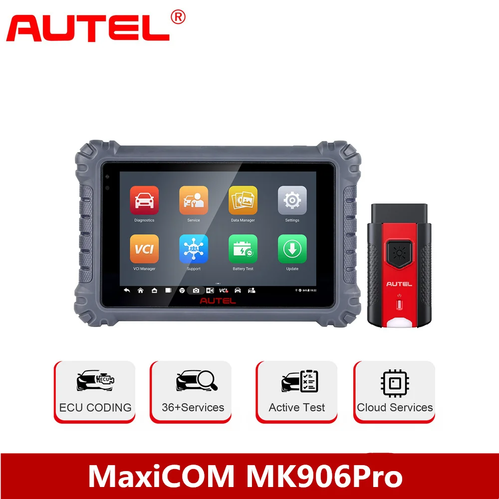 Autel MaxiCOM MK906 PRO сканер, Модернизированный MaxisSys MS906BT/MS906TS/MK908 диагностический инструмент с расширенным кодированием ЭБУ