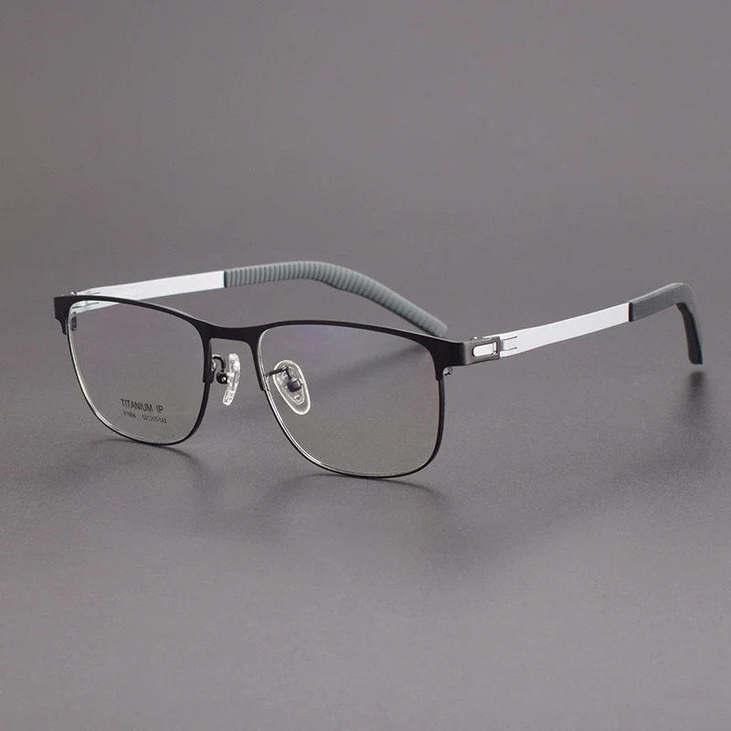 

Оправа для очков для мужчин и женщин, модные дизайнерские оптические аксессуары из сплава, простые квадратные индивидуализированные очки для чтения при близорукости