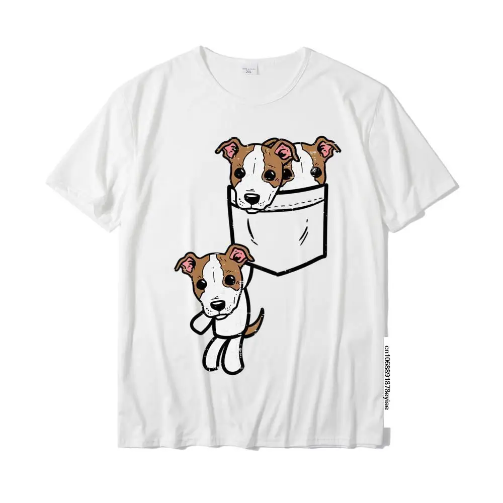 

Pocket Pitbulls Cute Pitties Puppies Dog Lover Owner Gift T-Shirt Design Cotton Men Tops Tees Fashionable Hip Hop T Shirt