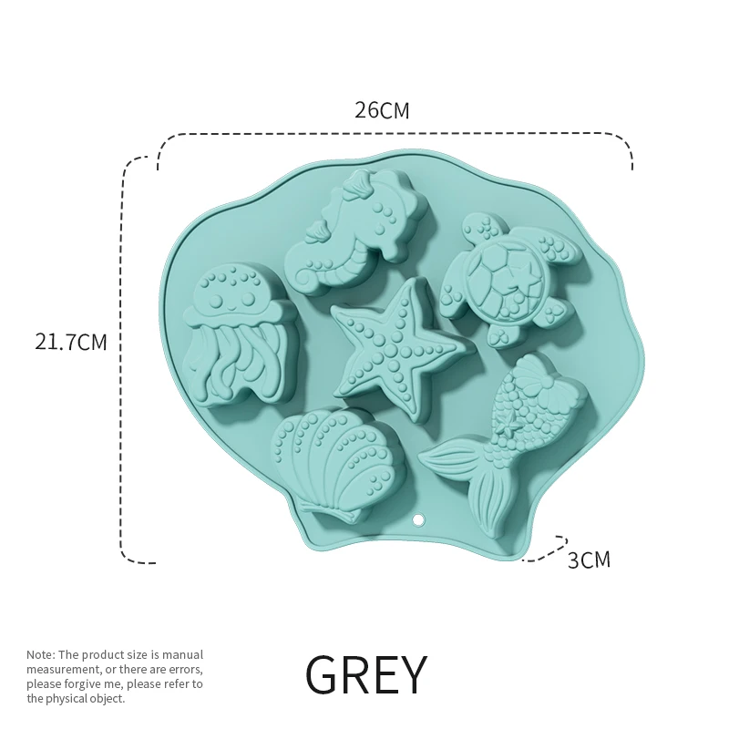 

Океан торт плесень морской конек раковина морская звезда морская черепаха помадка плесень кухня выпечка украшения инструменты русалка хвост шоколад плесень