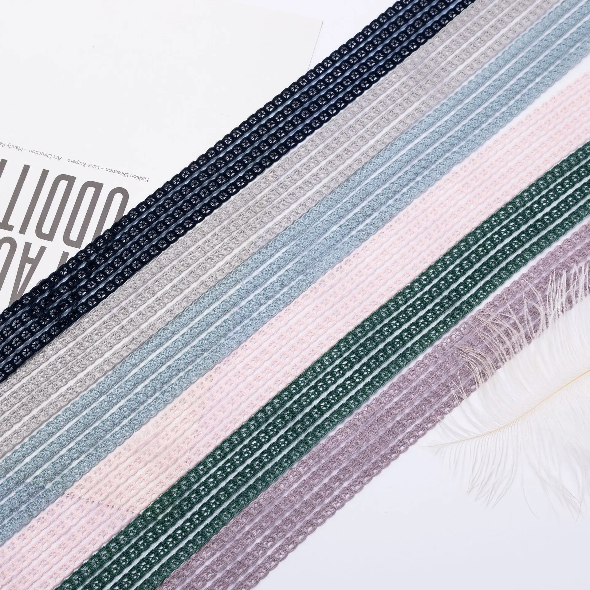 

Kewgarden 1,25 "1,5" кружевное искусственное украшение для волос аксессуары для рукоделия цветочный Подарочный упаковочный материал 10 ярдов