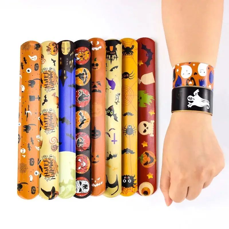 Силиконовые брелки с черепом тыквы браслет кольца детская игрушка половина