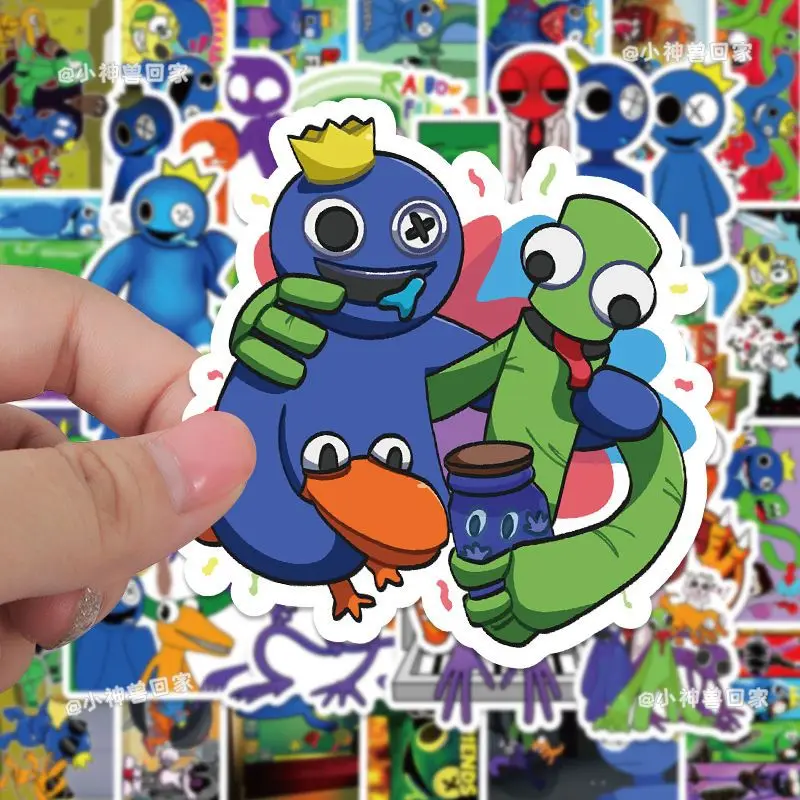 

Rainbow Friends Toy Sticker Anime Creative Stickers Cartoon Printing Kawaii Toys Hobbies Collect Gifts Hand Account Decoration