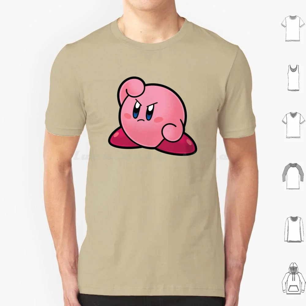 Футболка с персонажами видеоигр большой размер 100% хлопок Fanart милые звезды