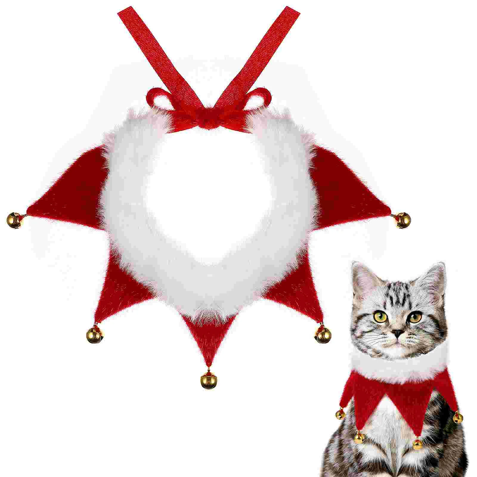 

Dog Christmas Bandanas Bandana Pet Scarf Fallcat Neckerchief Scarfs Festive Accessories Neck Clothes Costume Party Dogs Necktie