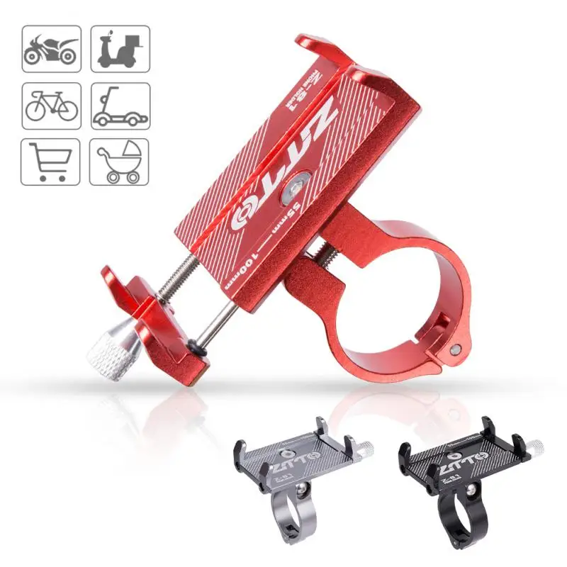 

Cnc Process Navigation Stand Simple Aluminum Alloy Bicycle Phone Bracket Bicycle Phone Holder Buffer Stickers Riding Equipment