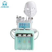 beauty skin care machine smart ice blue 7 in 1 led mask skin analyzer hydro dermabrasion facial water machine